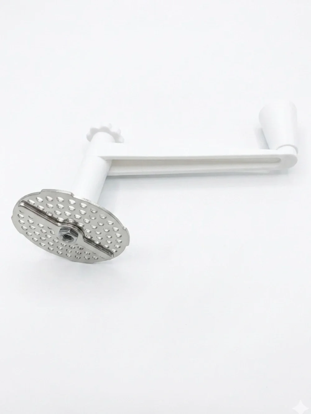 KidCo White Food Mill with Serving Spoon - Compact Kitchen Tool